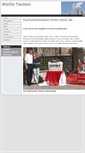 Mobile Screenshot of hochzeitstauben-rhein-main.de
